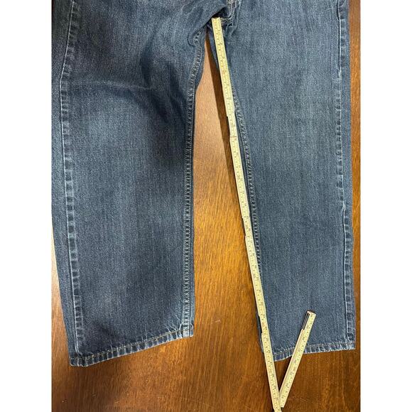 Levi 505 Jeans Men 38x30 Classic Academia Twee Western Cowboy Aztec Minimalist - Picture 6 of 12